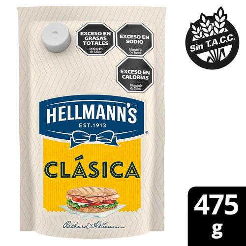 Mayonesa Clasica Hellmanns 475 Gr