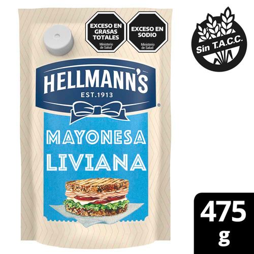 Mayonesa Liviana Doypack 475 Gr Hellmann's