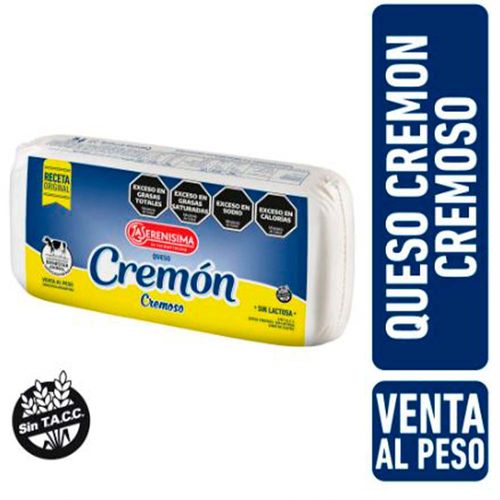 Queso Cremon Cremoso La Serenisima Unidad Aprox 1 Kg