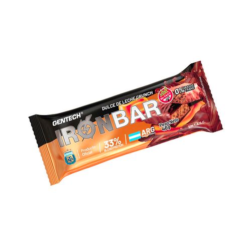 Iron Bar Gentech Sabor Dulce De Leche