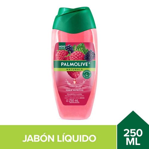 Jabon Liquido Palmolive Naturals Frambuesa Y Mora 250 Ml