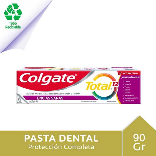 Pasta Dental Colgate Total 12 Encías Sanas 90g