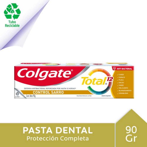 Pasta Dental Colgate Total 12 Control Sarro 90g