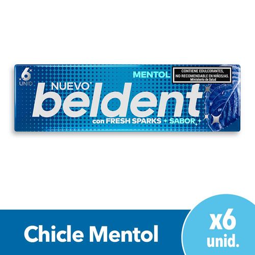 Chicles Beldent Mentol 20 Gr