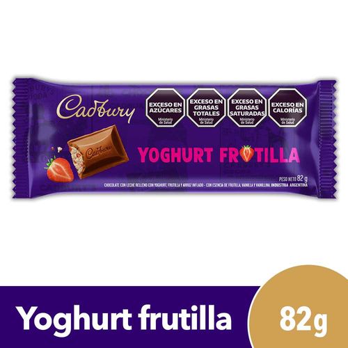 Chocolate Cadbury Relleno Yoghurt Frutilla 82 Gr