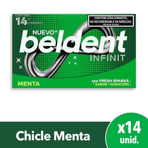 Chicles Beldent Infinit Menta 26,6 Gr