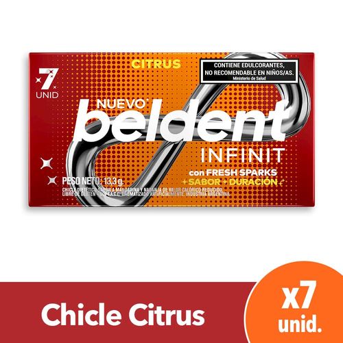 Chicles Beldent Infinit Citrus 13,3 Gr