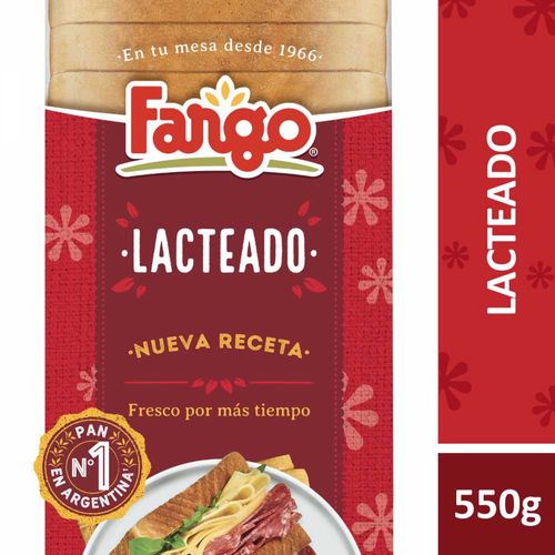 Pan Fargo Lacteado 550 Gr