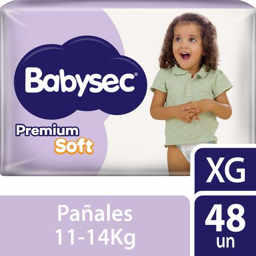 Pañales  Babysec Premium Xg 48 X 1 U