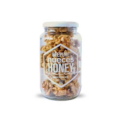 Nueces Honey Roasted Beepure Frasco X200g