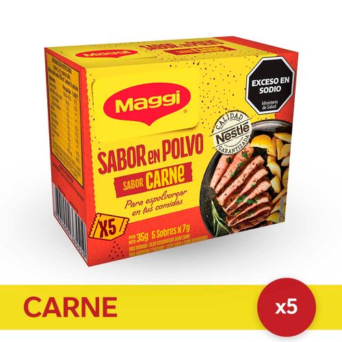 Sabor En Polvo Carne X 5u.