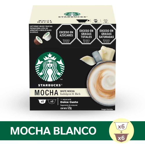 Starbucks® Cápsulas White Mocha X 12u.