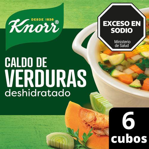 Caldo de Verdura Deshidratado 6 cubos Knorr