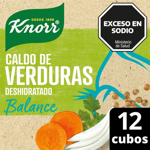 Caldo Knorr De Gallina Deshidratado Balance 12 Cubos