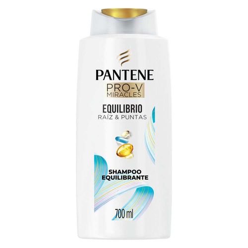 Shampoo Equilibrante Pantene Equilibrio Raíz Y Puntas 700 Ml