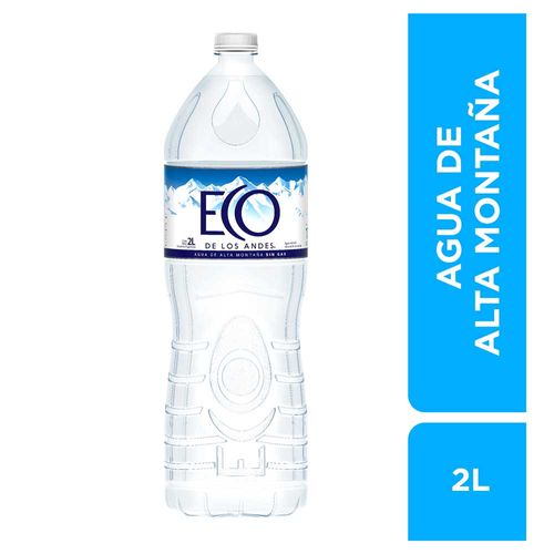 Agua Mineral Eco De Los Andes Sin Gas 2 L