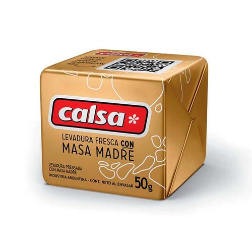 Levadura Calsa Con Masa Madre  X50g