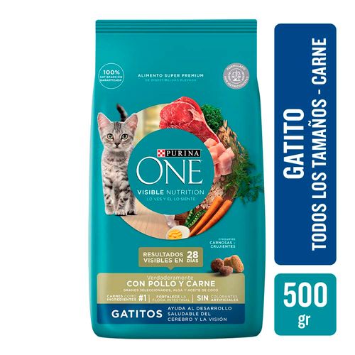 Alimento Purina One Gatito 500g