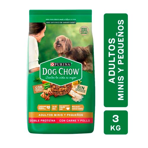 Alimento Dog Chow Adulto Minis Y Pequeños 3 Kg