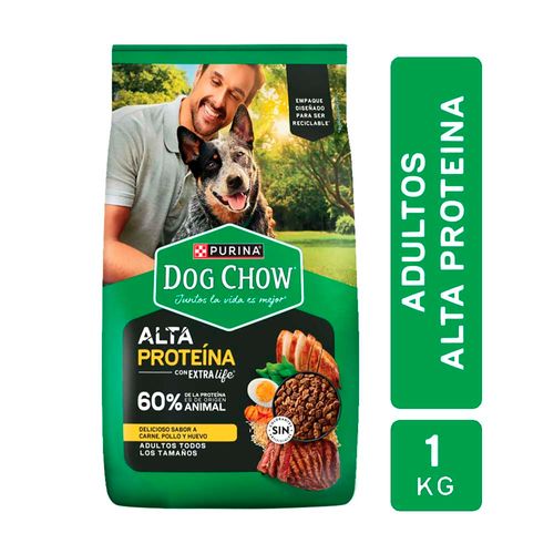 Alimento Dog Chow Alta Proteína 1 Kg