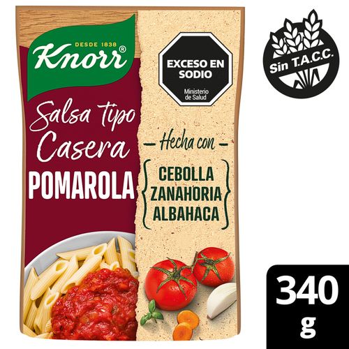 Salsa Knorr Pomarola Tradicional 340 G