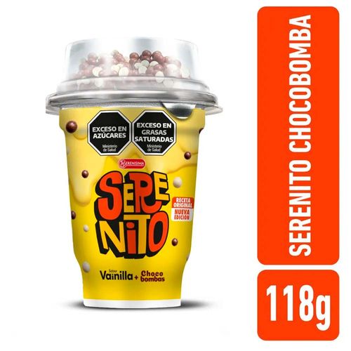 Postre Vainilla Con Chocobombas Serenito 118 Gr