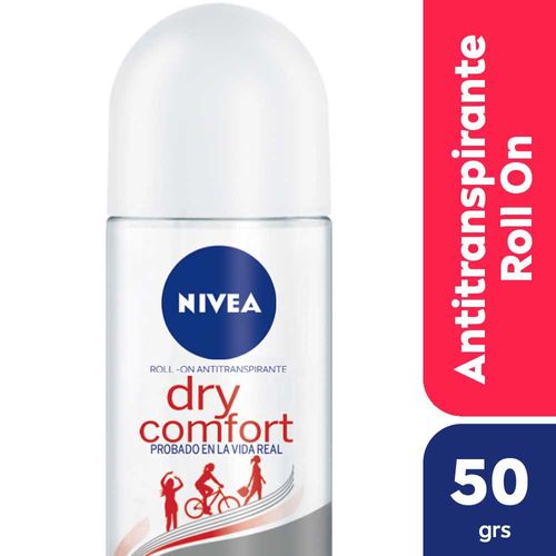 Desodorante Femenino Nivea Dry Comfort Roll On 50 Ml