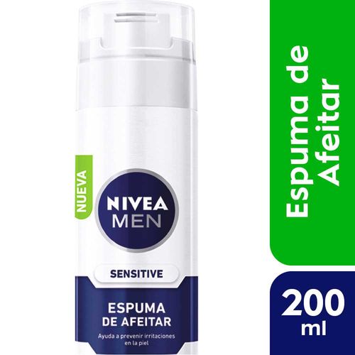 Espuma De Afeitar Nivea Men Sensitive 200 Ml