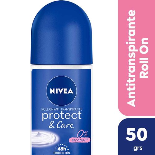 Desodorante Femenino Nivea Protect & Care Roll On 50 Ml