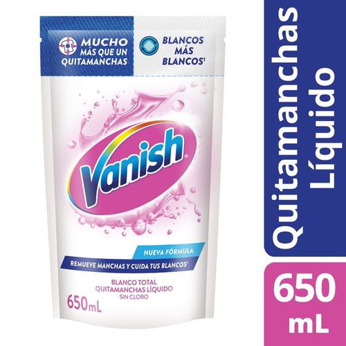 Vanish Quitamanchas Líquido Blanco Repuesto 650ml