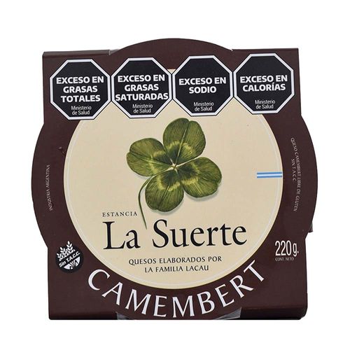 Queso Camembert La Suerte  220 Gr