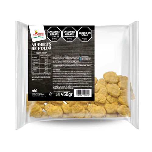 Nuggets De Pollo Congelados X 450 Grs