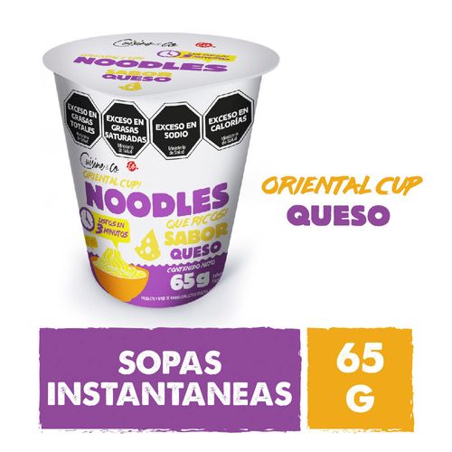 Sopa Instantánea Sabor Queso 65 Gr Cuisine & Co Nbe Mp