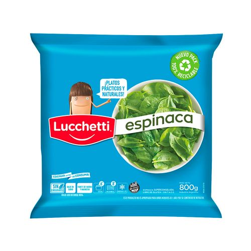 Espinaca Lucchetti X800g