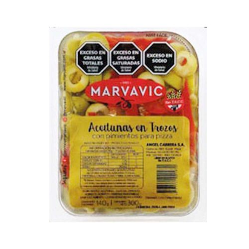 Aceitunas Verdesmarvavic Troz C/pimiento X 140