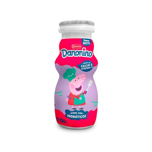 Yogur Peppa Pig Bebible Frutilla Danonino 100 Gr