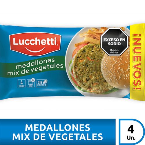 Medallones Lucchetti Mix Vegetales X340g