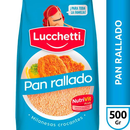 Pan Rallado Lucchetti Nutrivit X500g