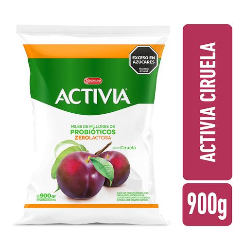 Yogur Bebible Activia Sachet Ciruela 900 Gr