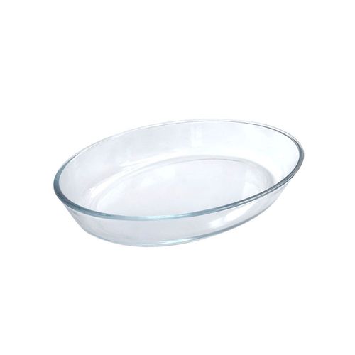 Fuente Ovalada De Vidrio 34,7x23,9x6,5 Cm Hudson