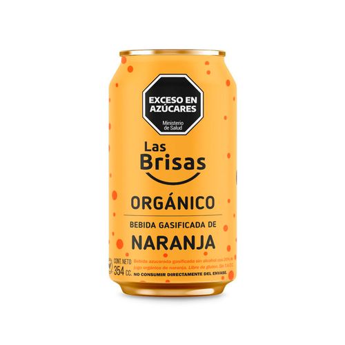 Gaseosa Organica Las Brisas - Naranja