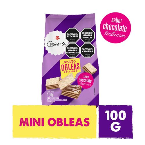 Miniobleas Chocolate Cuisine & Co X 100 Gr