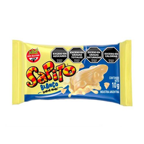 Chocolate Sapito Mani Blanco X 10 Gr Arcor