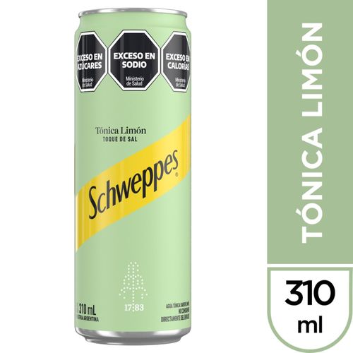 Schweppes Tónica Limón Con Toque De Sal 310 Ml