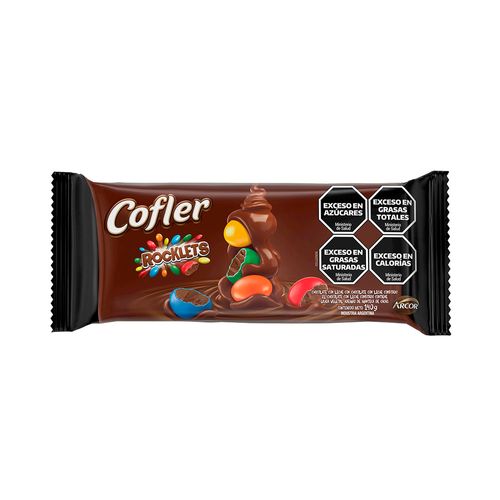 Tabl Choco Con Leche Cofler Rocklets