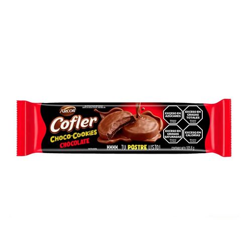 Galletitas Cofler Rellenas Bañadas Chocolate 105 Gr