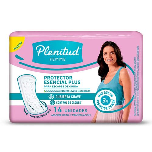 Protector Plenitud Esencial Plus 40 14u