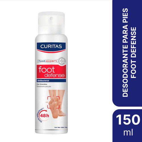 Desodorante Para Pies Curitas Foot Defense 150 Ml