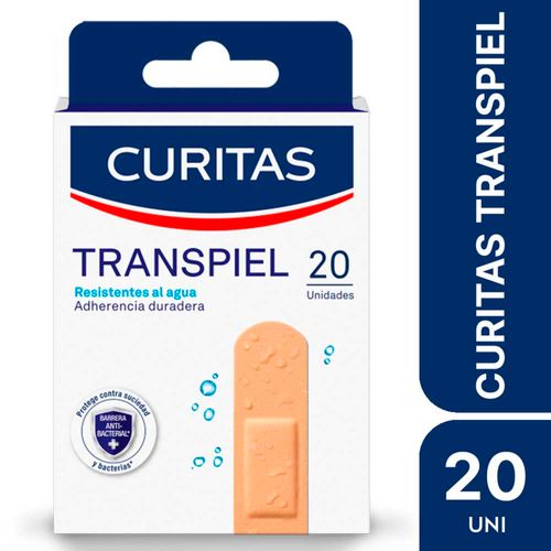 Apósitos Adhesivos Curitas Transpiel 1 X 20 U