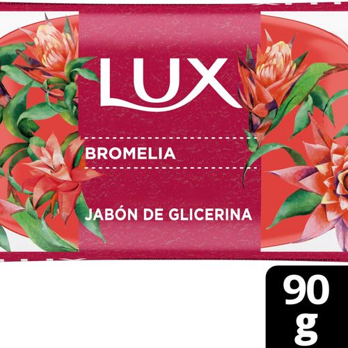 Jabon De Tocador Lux Glicerina Bromelia 90 Gr